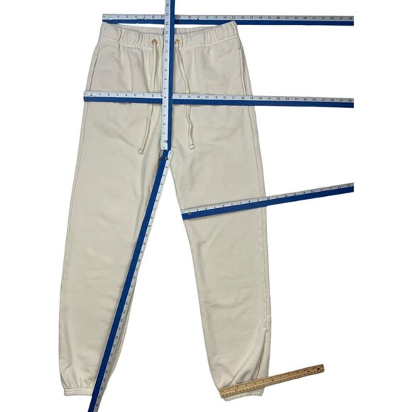 Les Tien Made For Her Jogger Classic Sweatpant M Ivory Relaxed - Picture 4 of 13